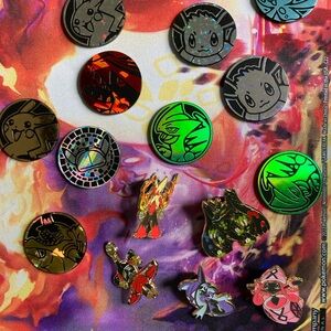 Colorful Pokémon Enamel Pins